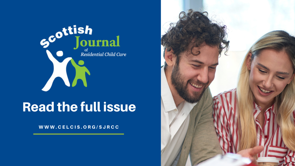 Scottish journal of residential chld care September 2021